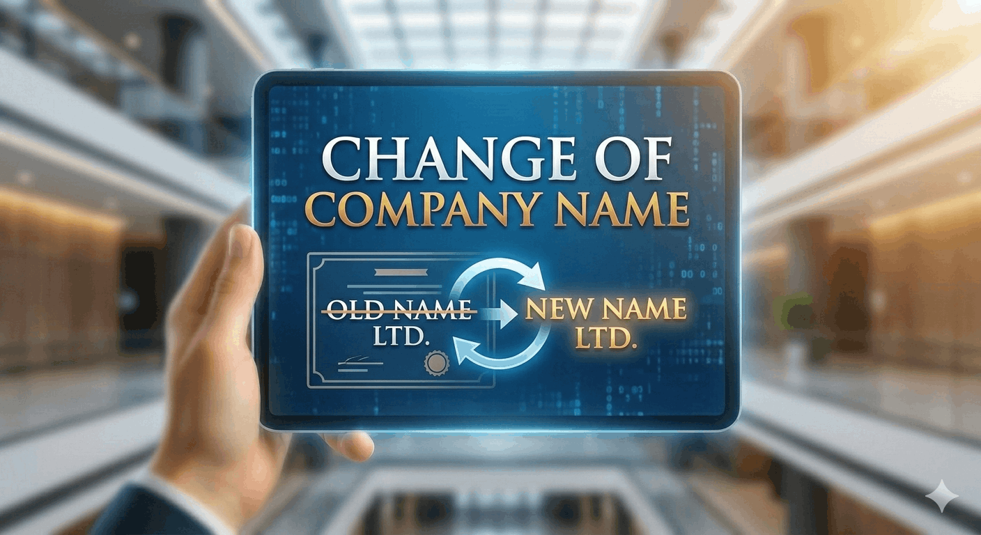 Change of company Name